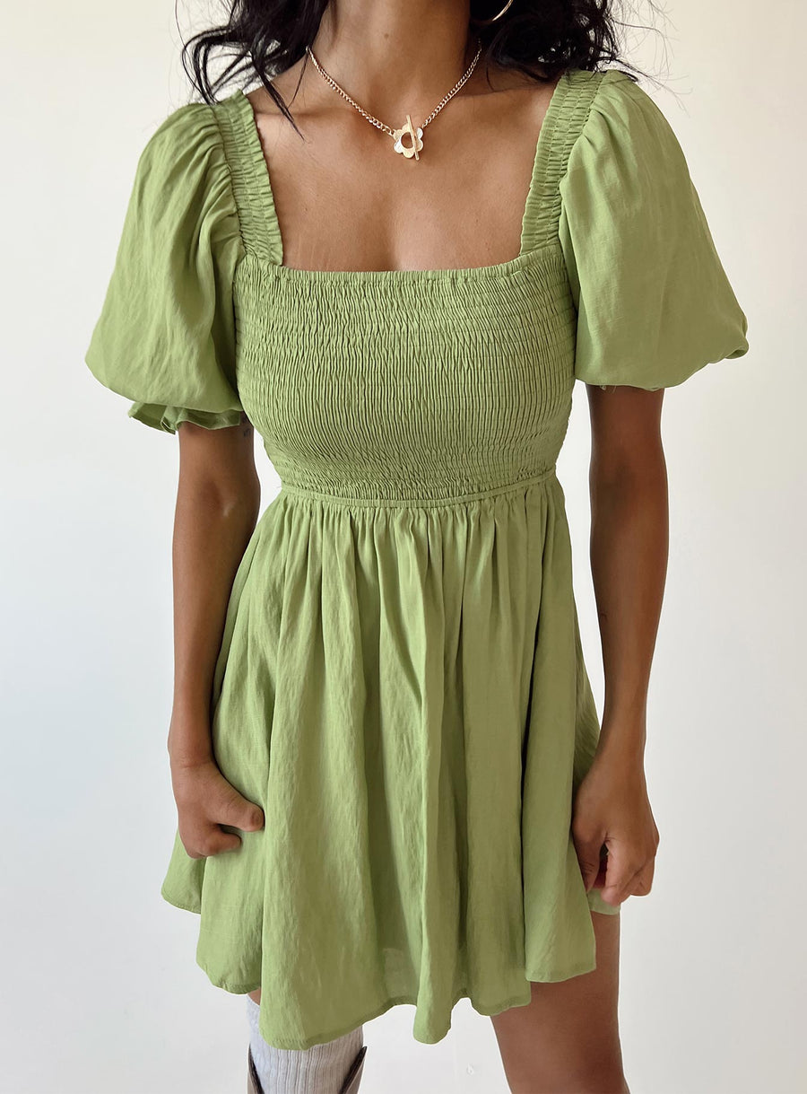 Dani Mini Dress Green · photo 1