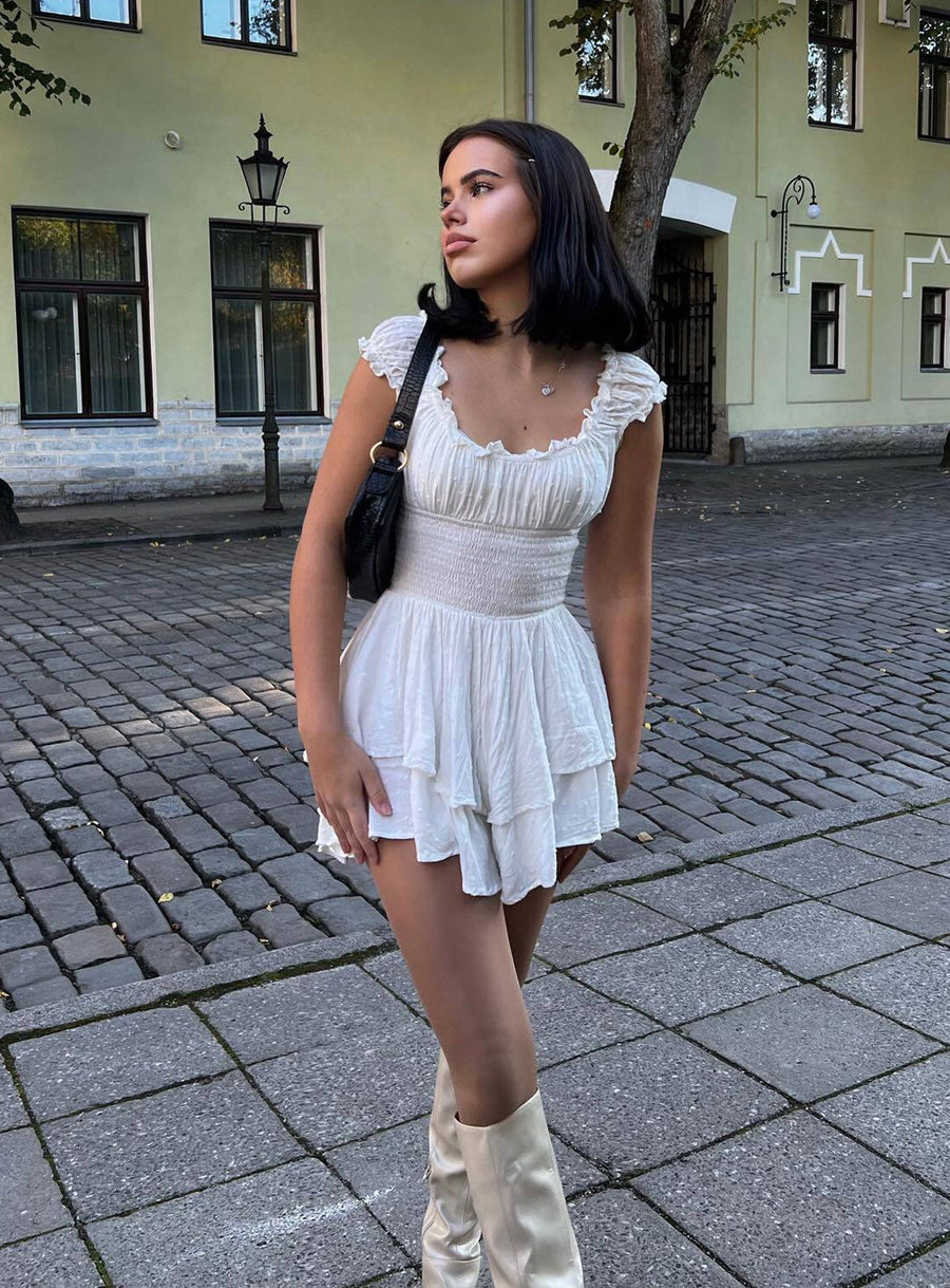 The Love Galore Romper White · photo 7