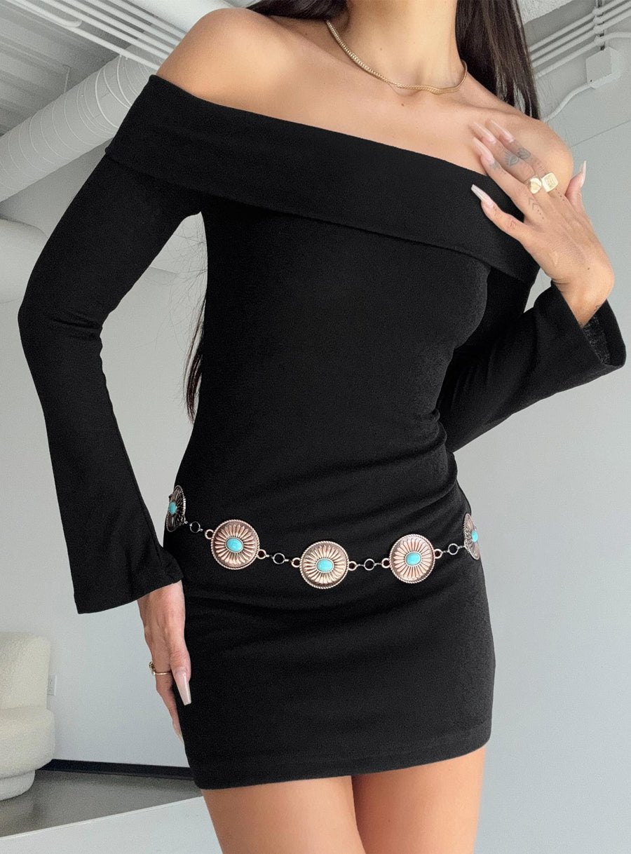 Anya Mini Dress Black · photo 1