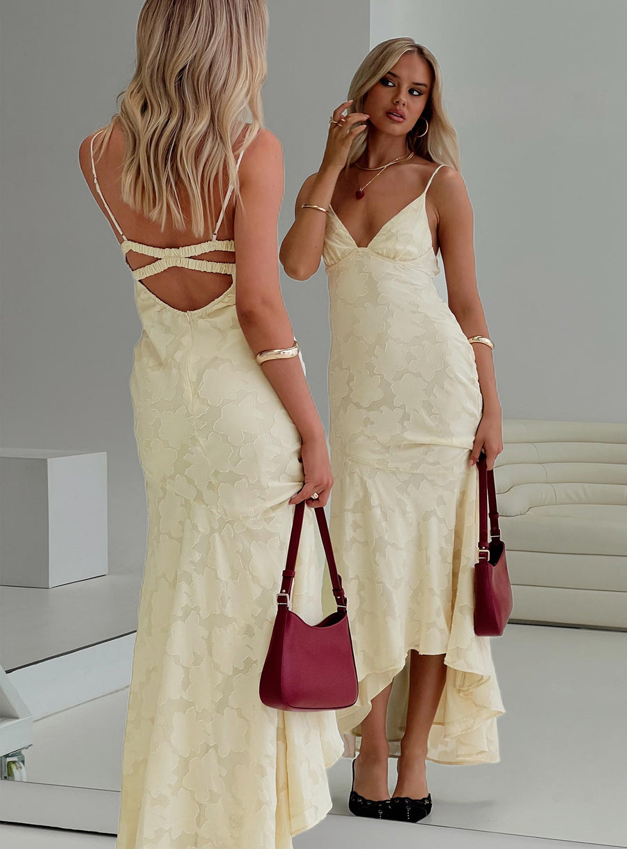 Cyrene Maxi Dress Lemon · photo 1