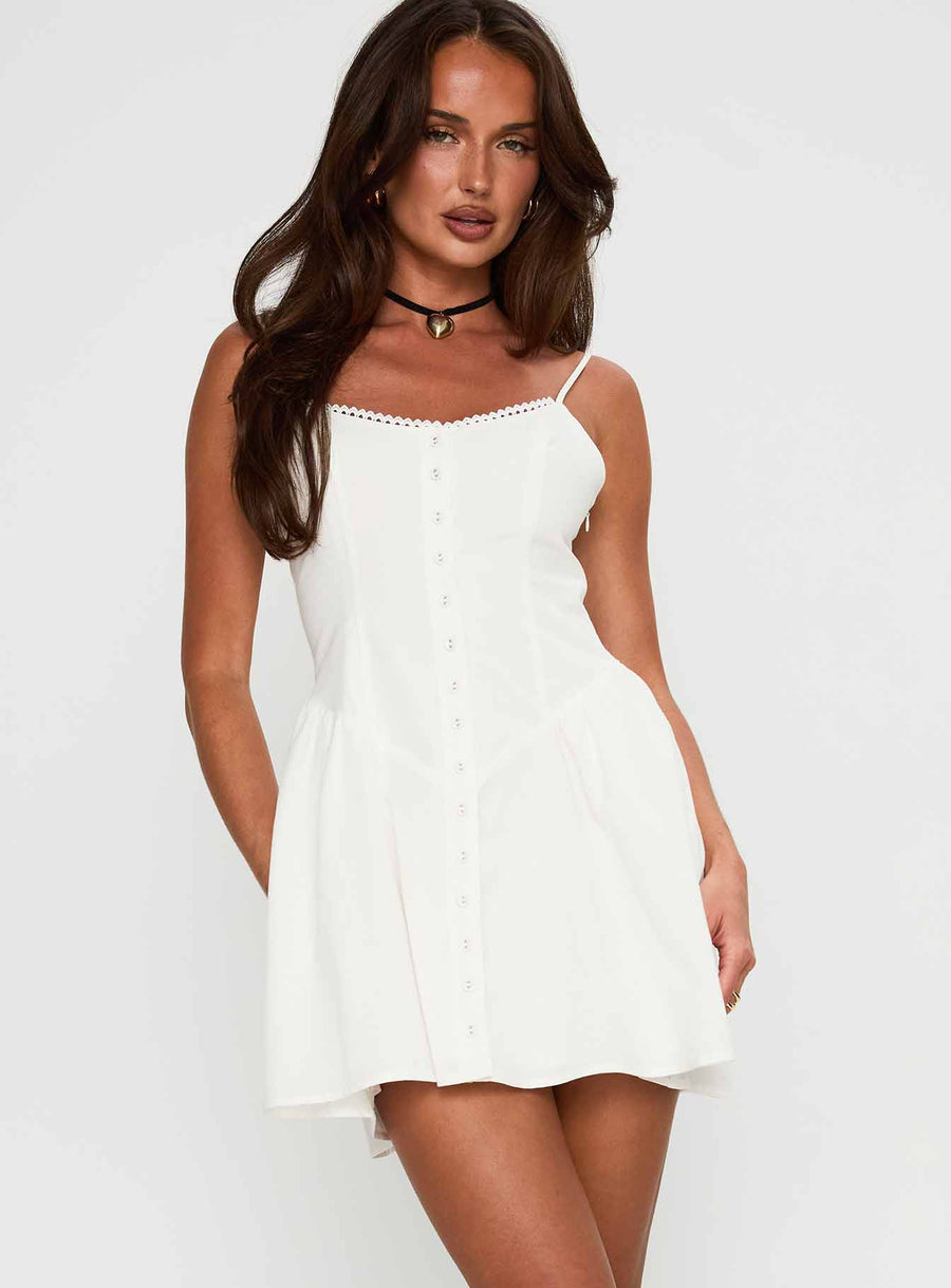 Toulouse Mini Dress White · photo 1