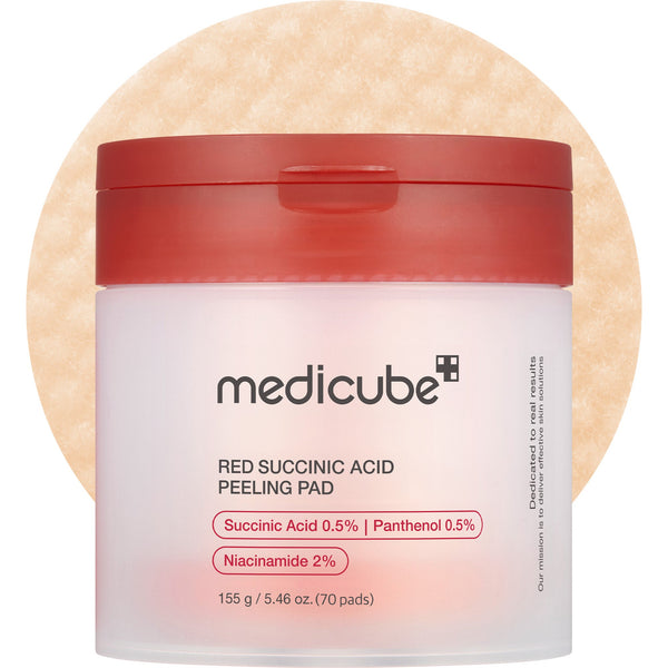 Red Succinic Acid Panthenol Pads — SINGLE