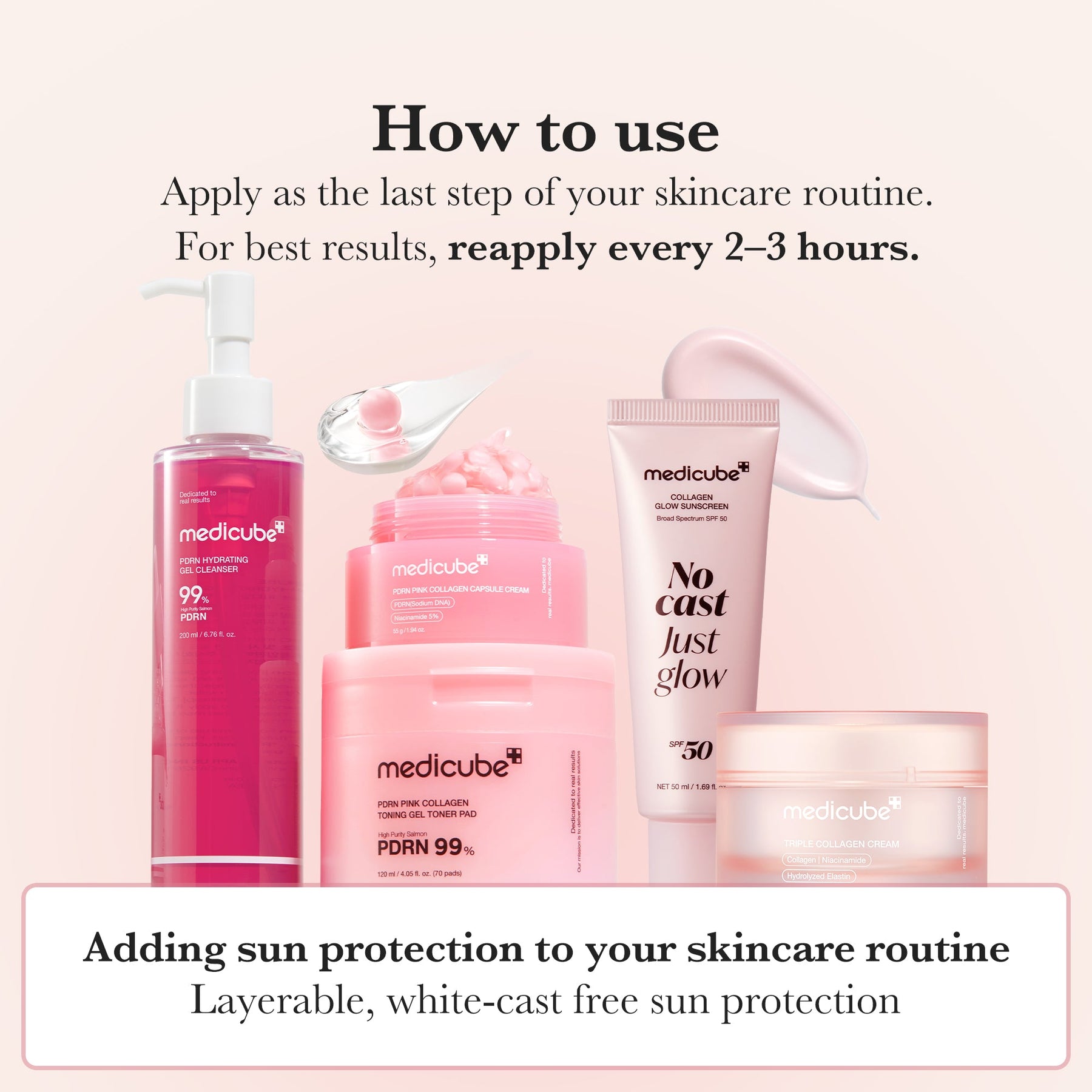 [Subscr.] No Cast Just Glow Collagen Sunscreen