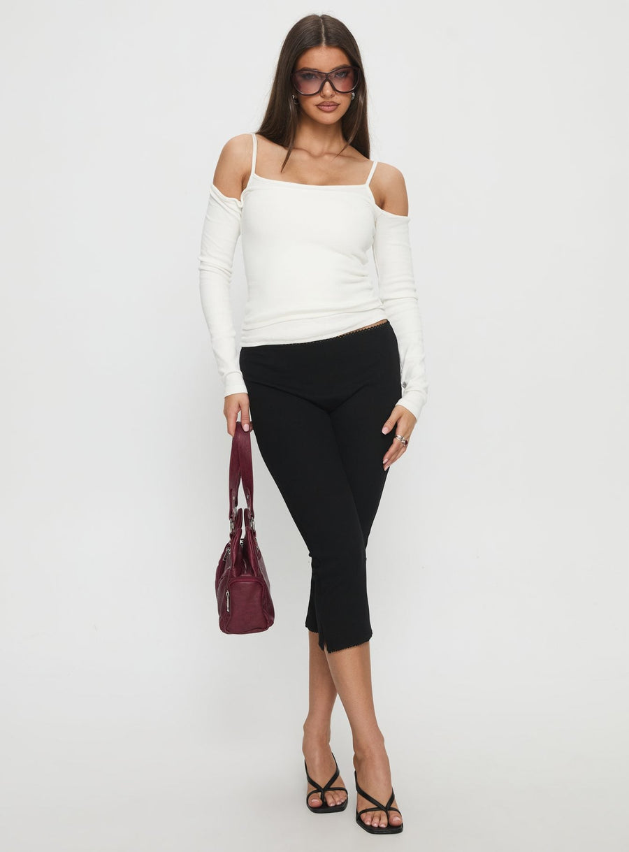 Baseline Rib Capri Pants Black · photo 8