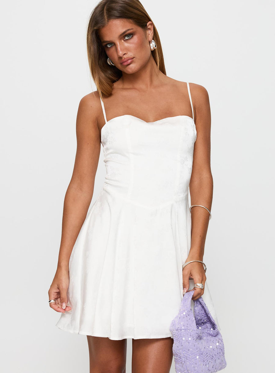 Dreams Ahead Mini Dress White · photo 2