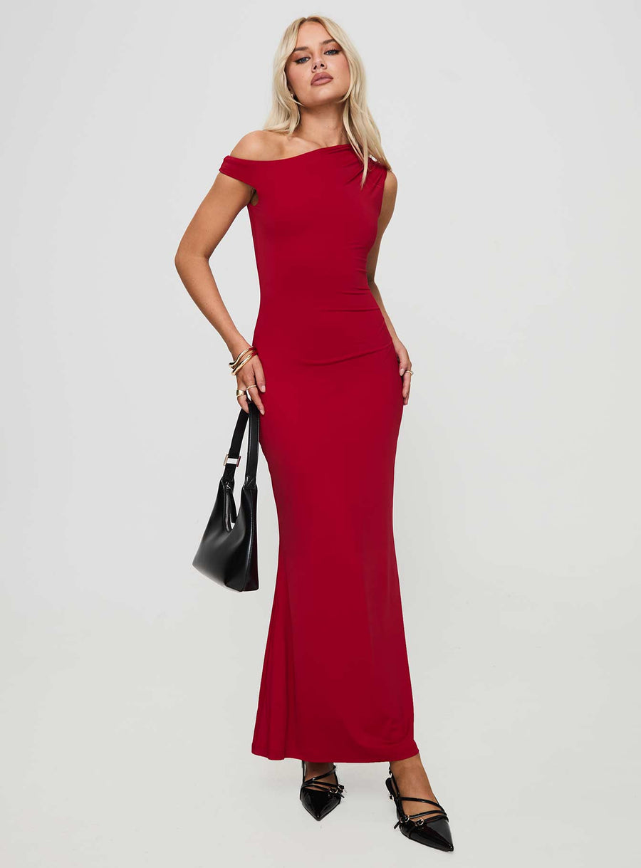 Beller Maxi Dress Red · photo 2