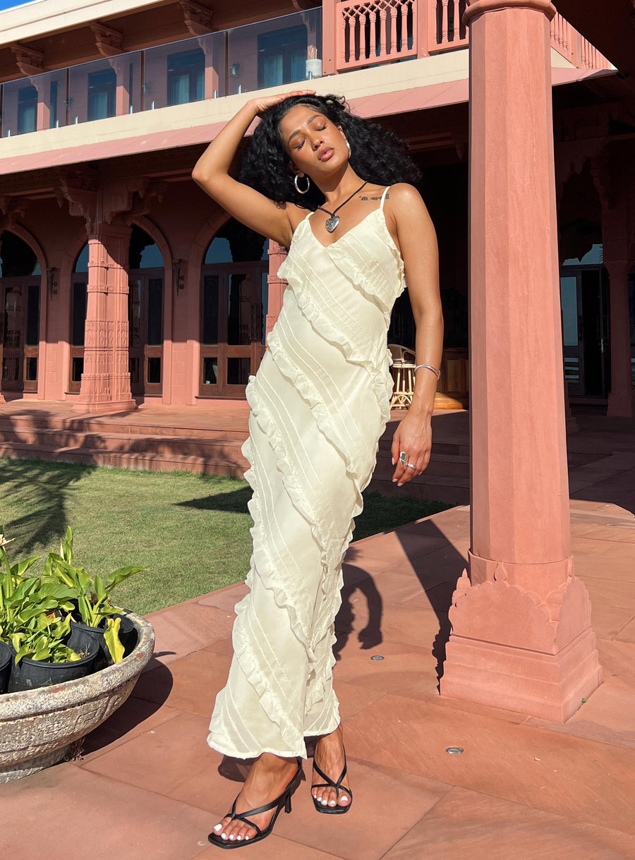 Lars Maxi Dress Yellow · photo 1