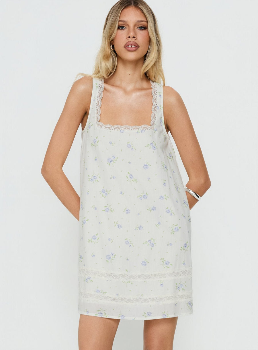 Alanah Mini Dress Blue Ditsy · photo 2