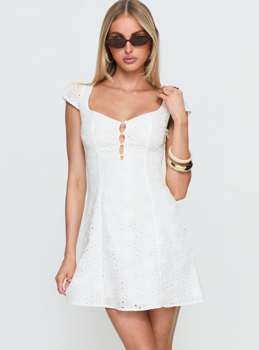 Eloisette Anglaise Mini Dress White · photo 2