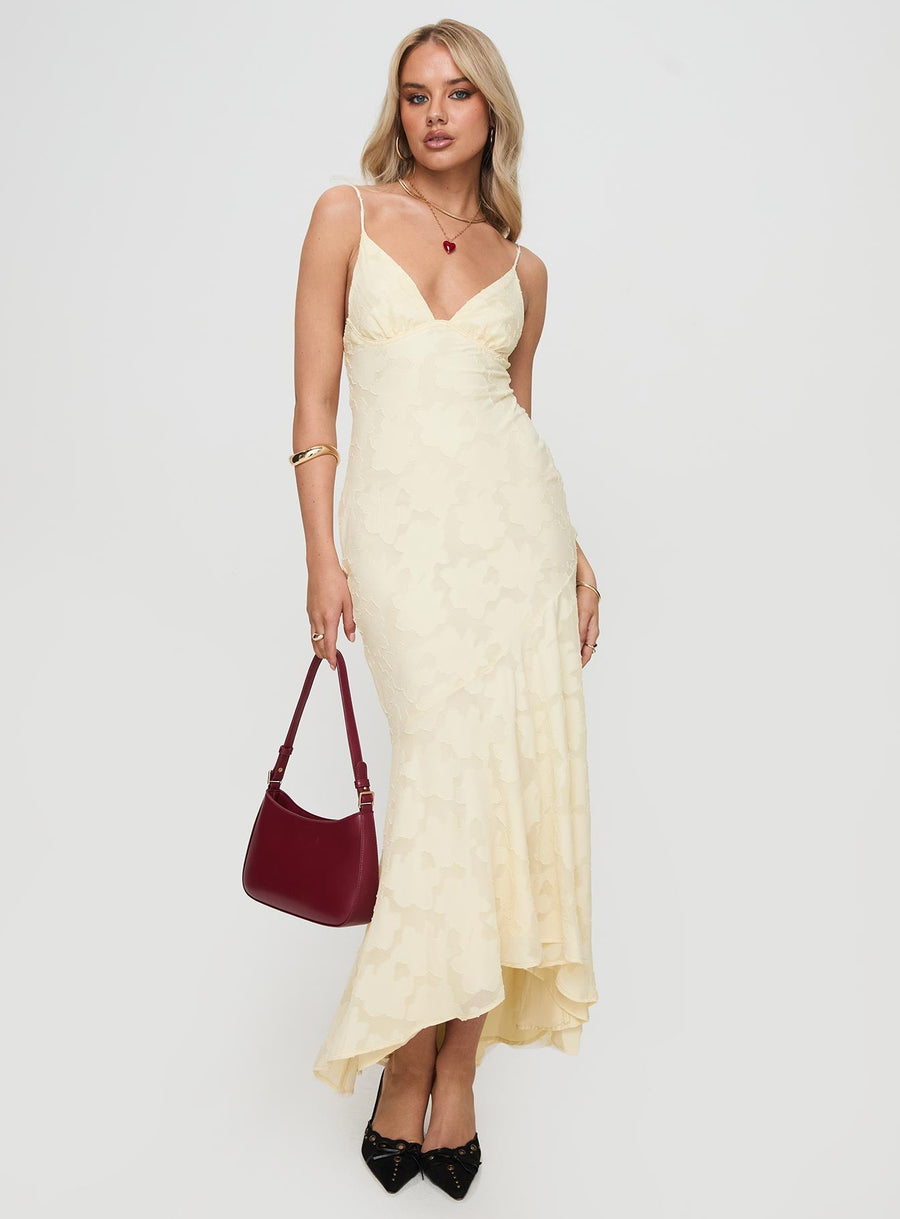 Cyrene Maxi Dress Lemon · photo 3