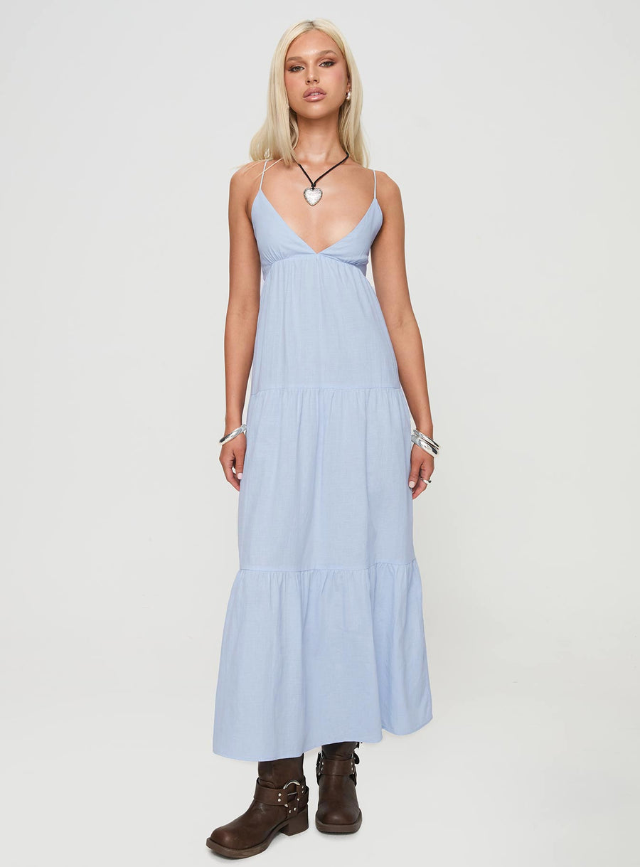 Chelsea Maxi Dress Blue · photo 3