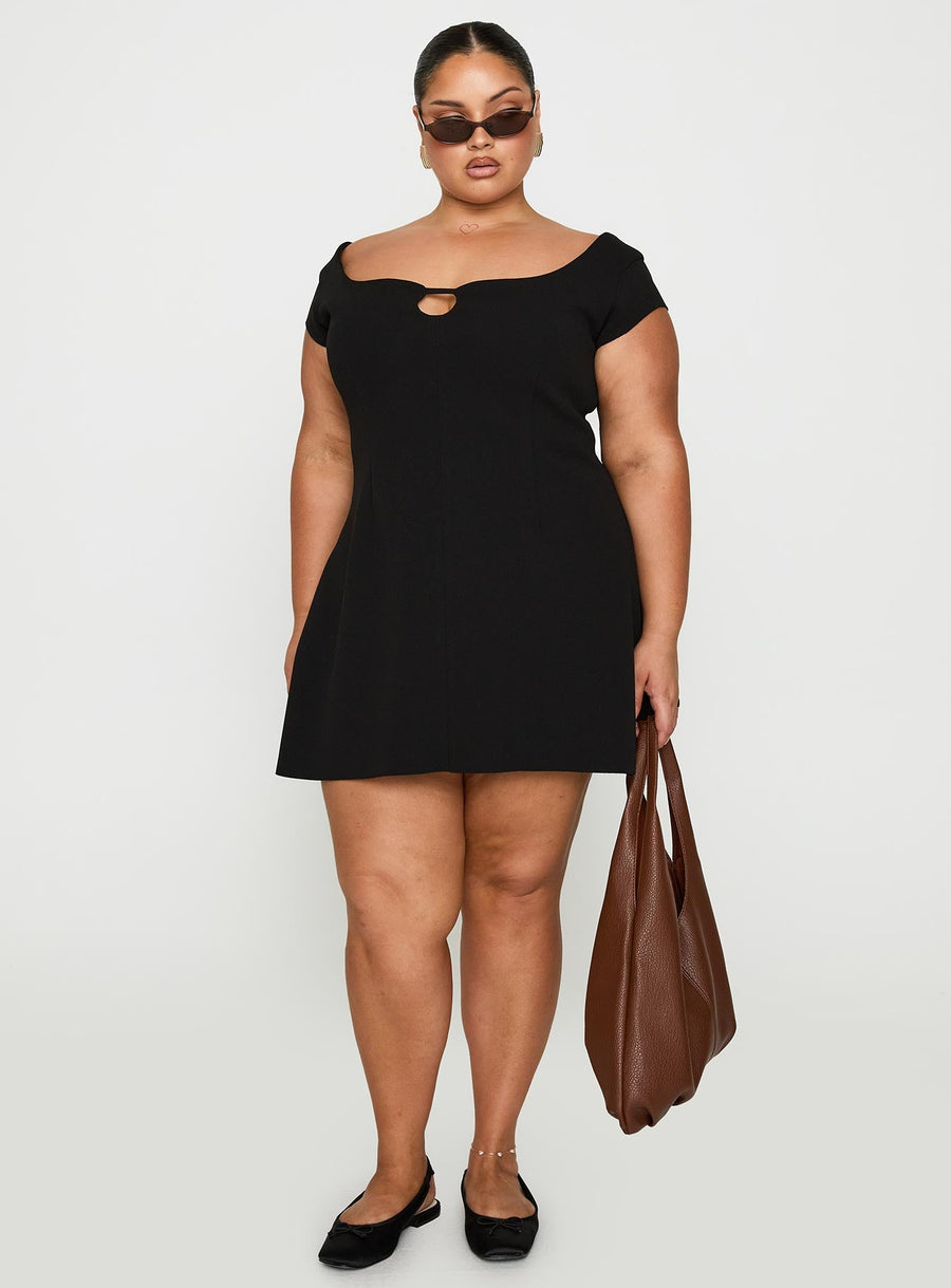 Sylvette Mini Dress Black Curve · photo 3