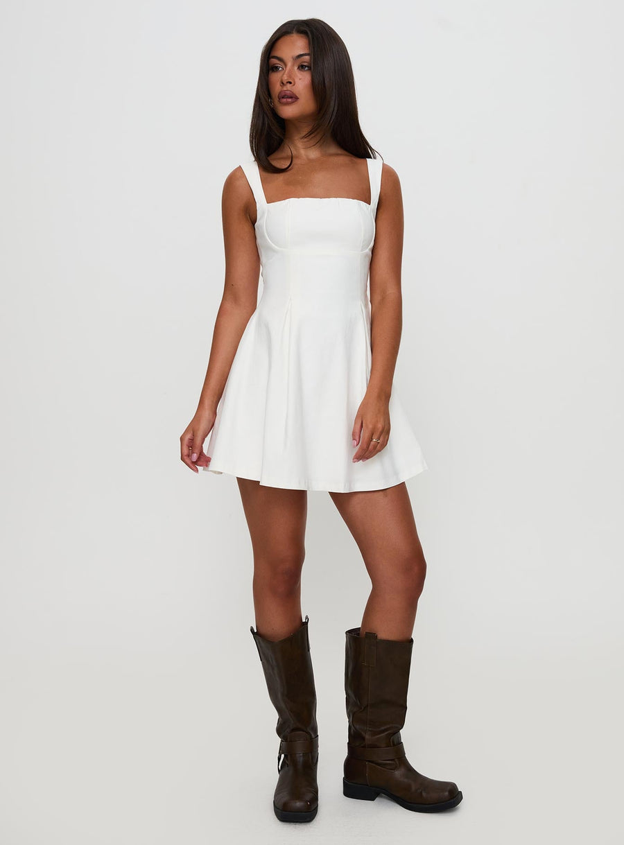Xanthus Mini Dress White · photo 6