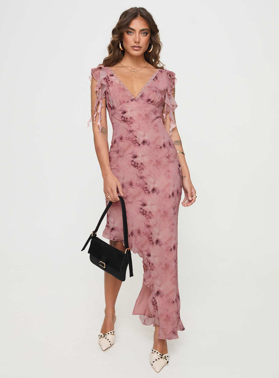 Vestige Midi Dress Pink · photo 3