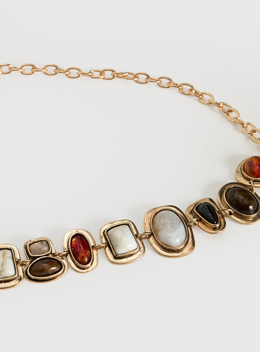 Aradia Gemstone Chain Belt Multi · photo 3
