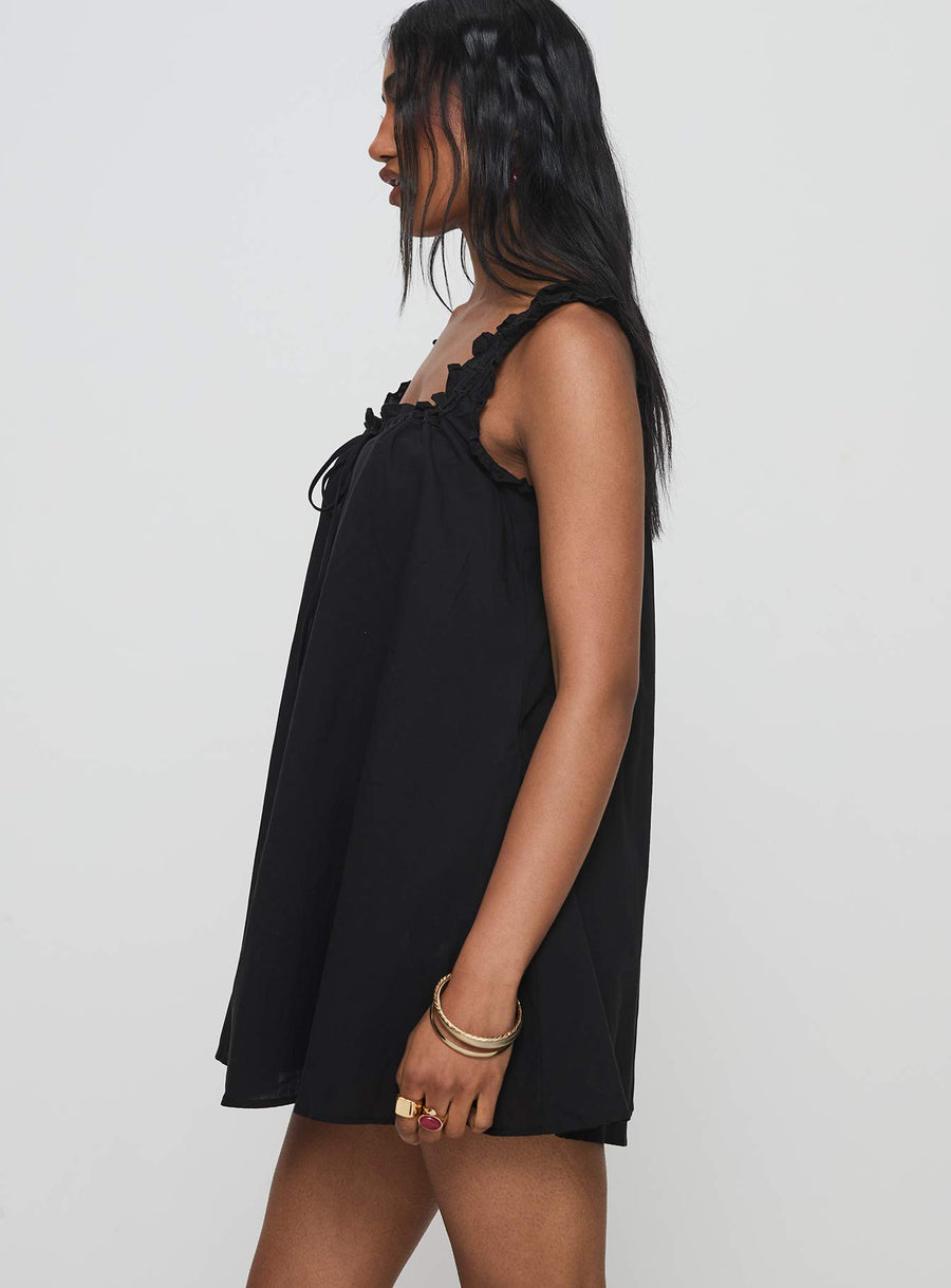 Swing Mini Dress Black · photo 4
