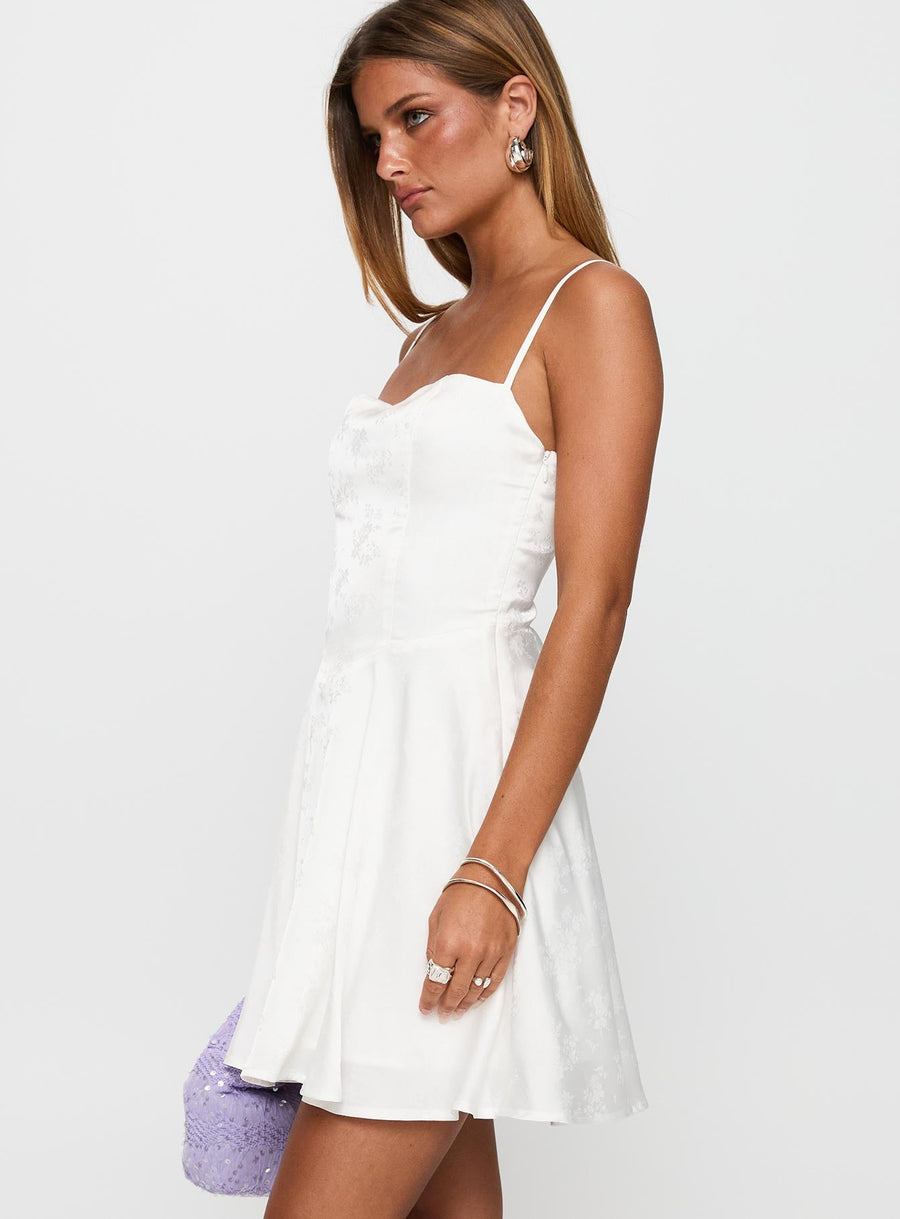 Dreams Ahead Mini Dress White · photo 4
