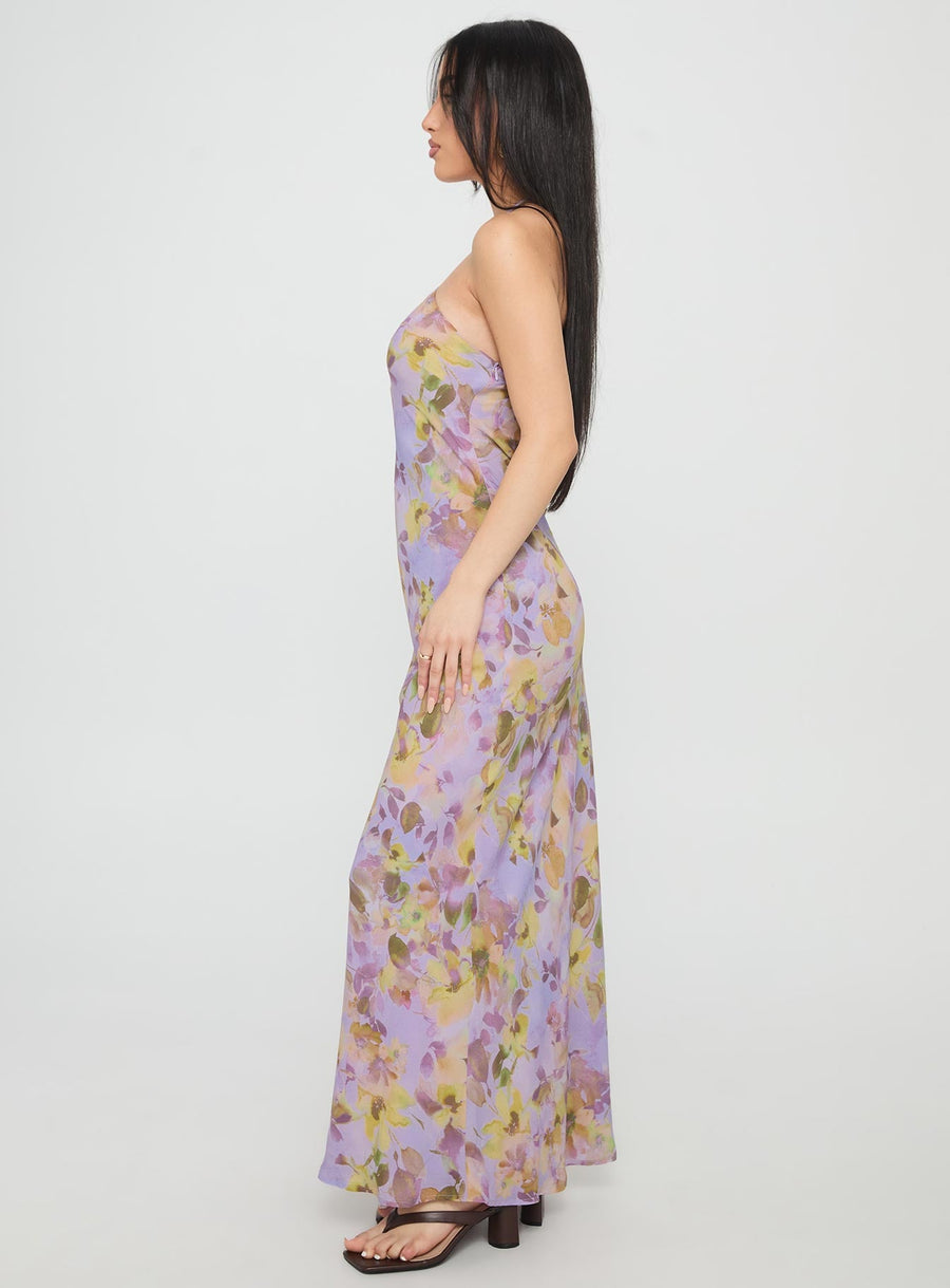 Florabella Halter Maxi Dress Multi · photo 3