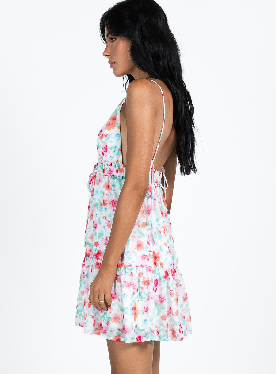 Dionne Mini Dress Pink Multi · photo 4
