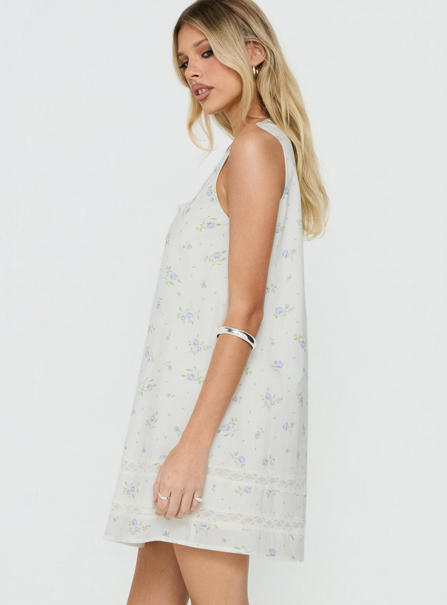 Alanah Mini Dress Blue Ditsy · photo 4