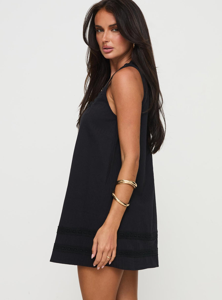 Alanah Mini Dress Black · photo 4