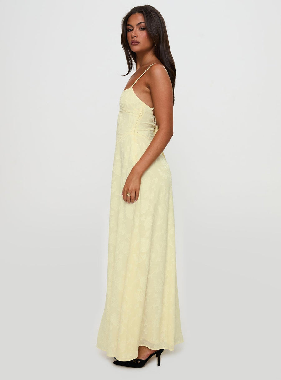 South Of France Maxi Dress Yellow · photo 3