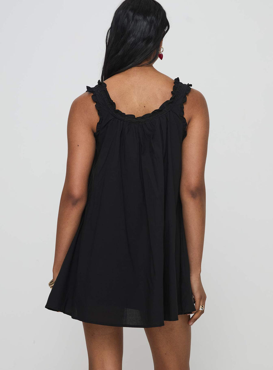 Swing Mini Dress Black · photo 5
