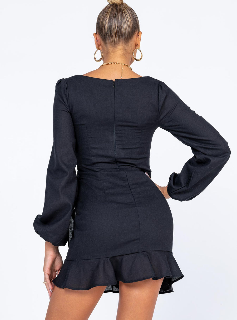 The Villa Mini Dress Black · photo 7