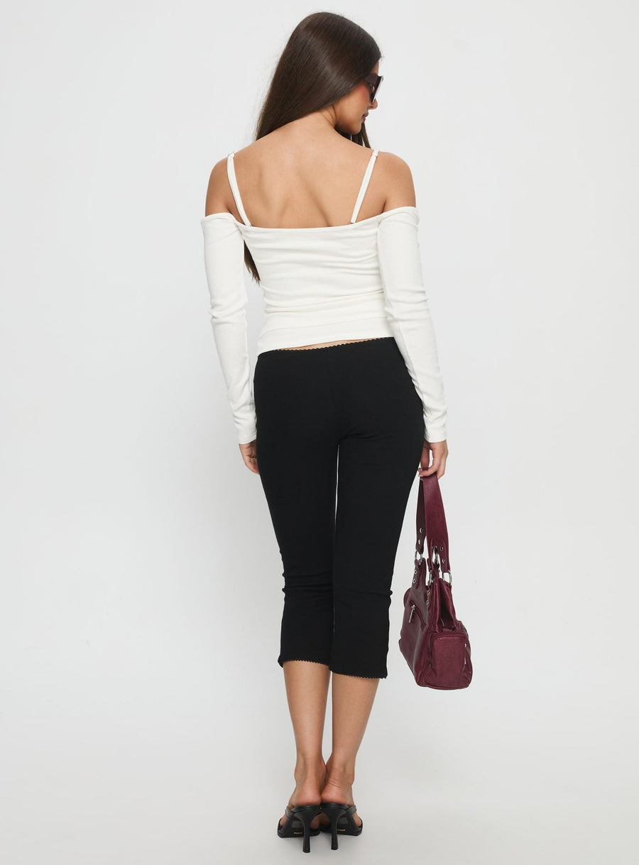 Baseline Rib Capri Pants Black · photo 11