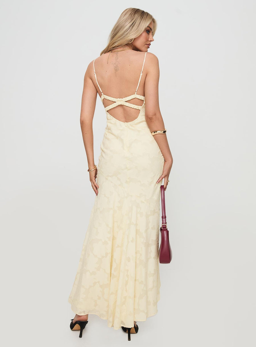 Cyrene Maxi Dress Lemon · photo 5