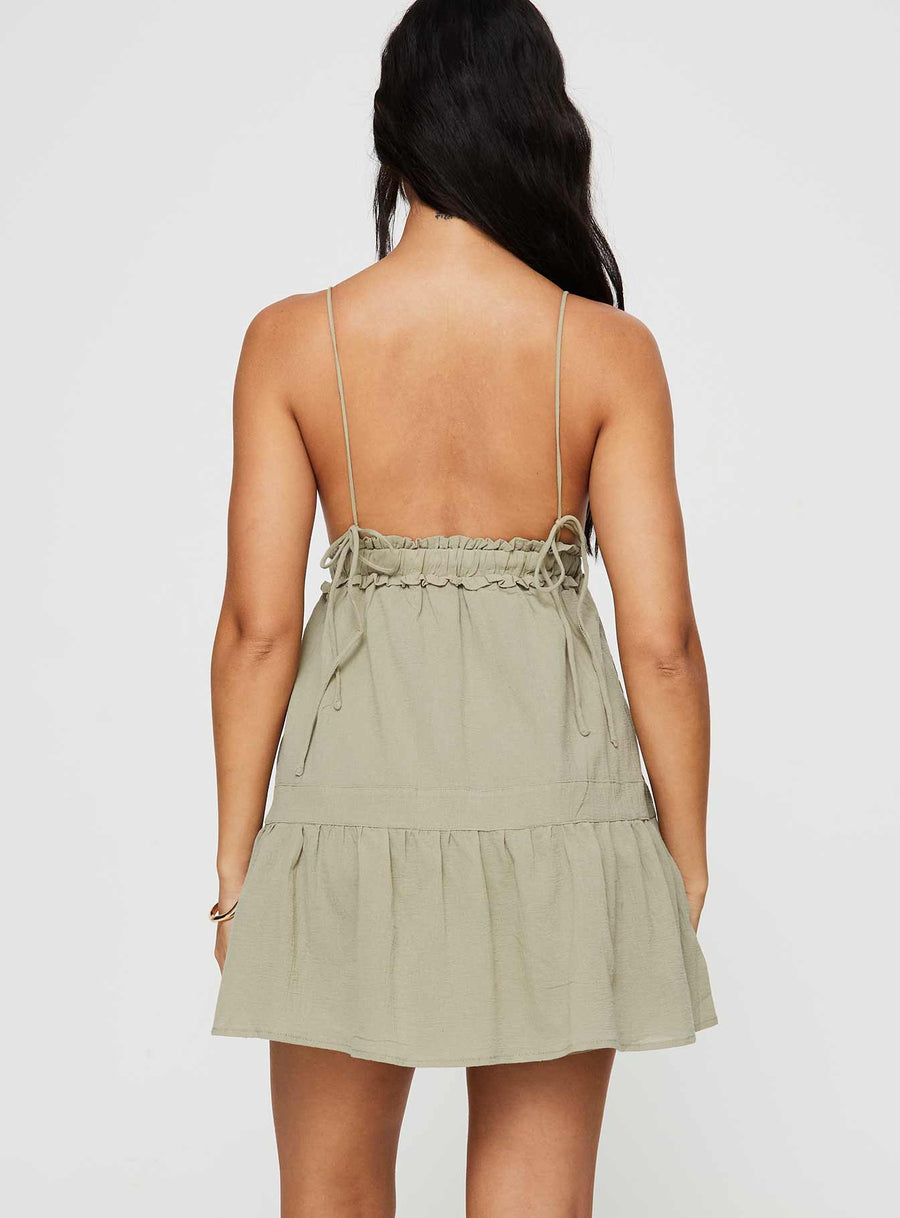 Dionne Mini Dress Olive · photo 5