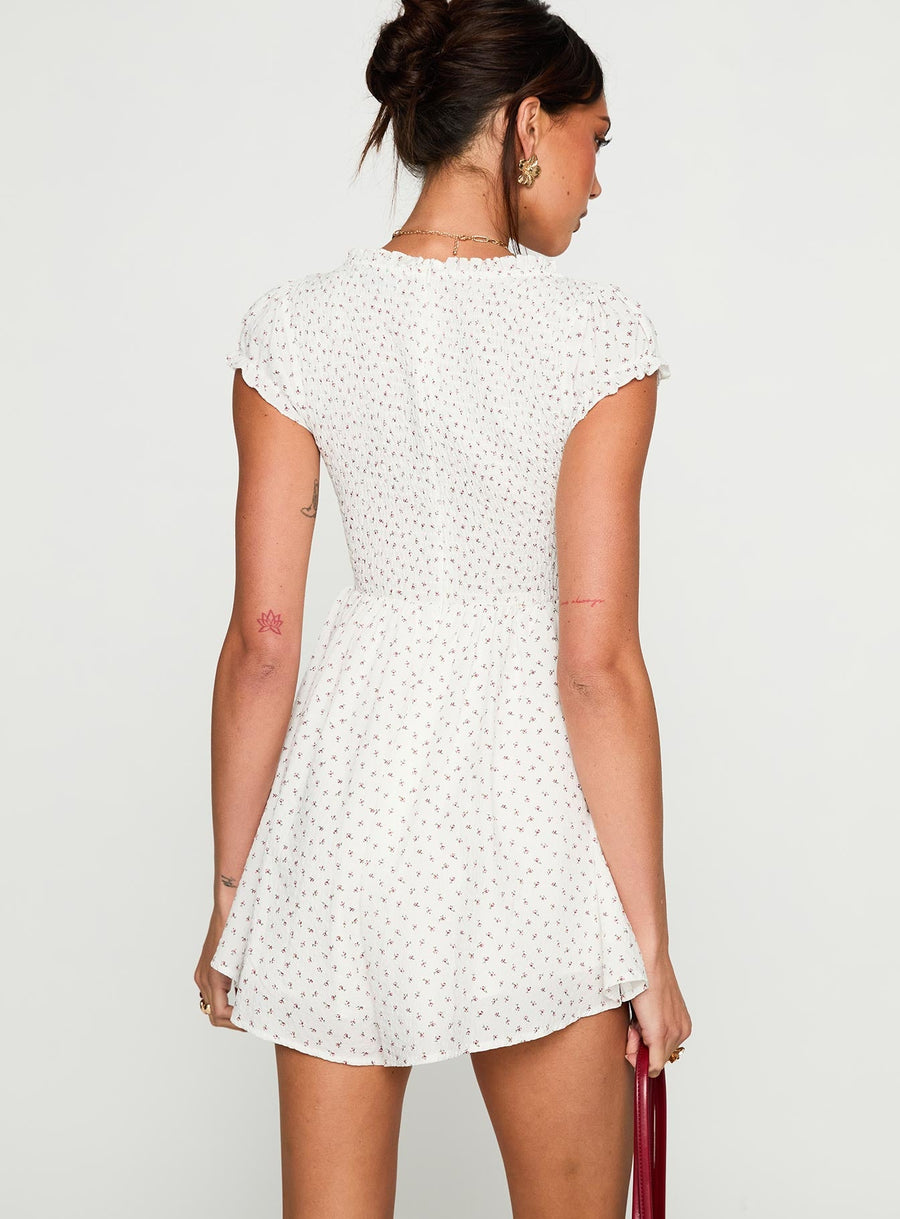 Sweet Talk Playsuit White Floral · photo 5