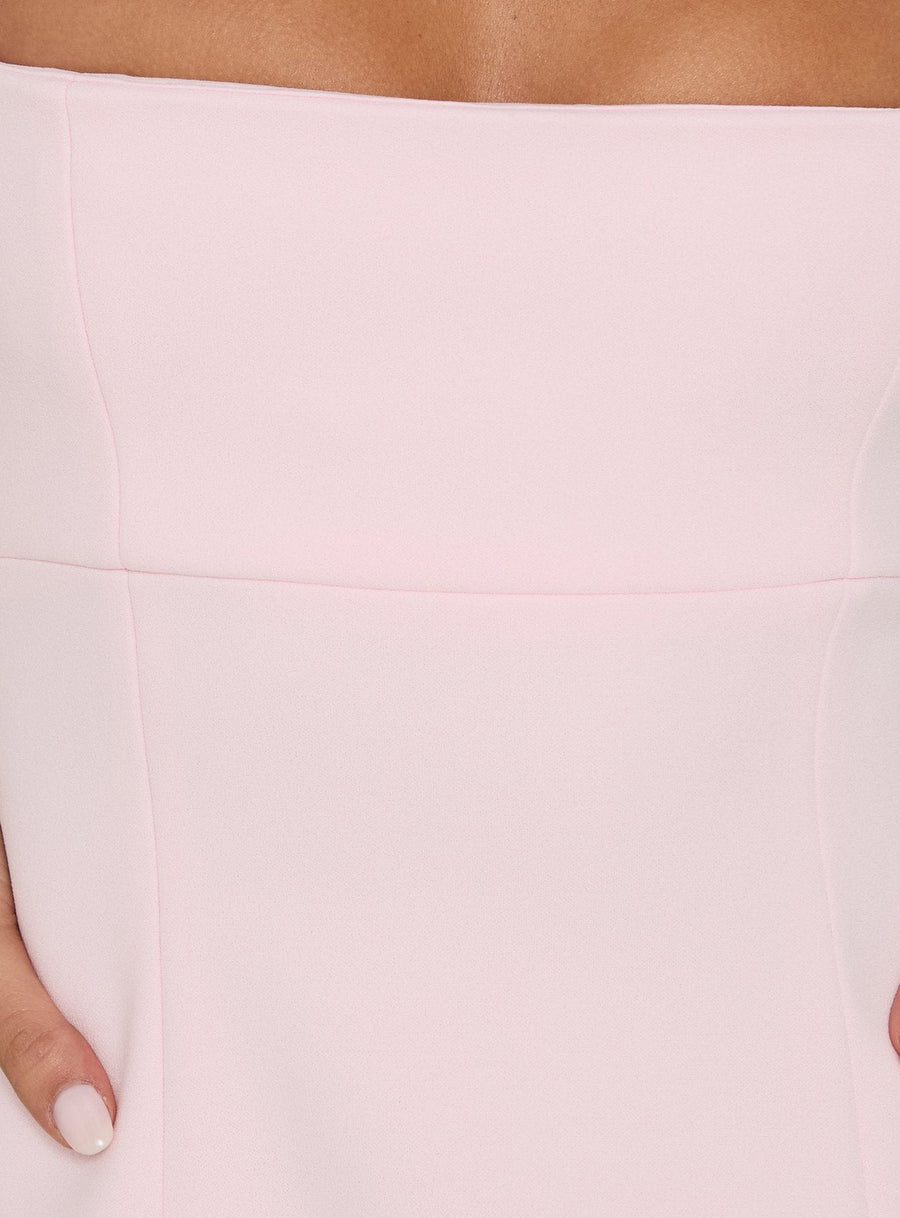Alyn Halter Mini Dress Pink · photo 6