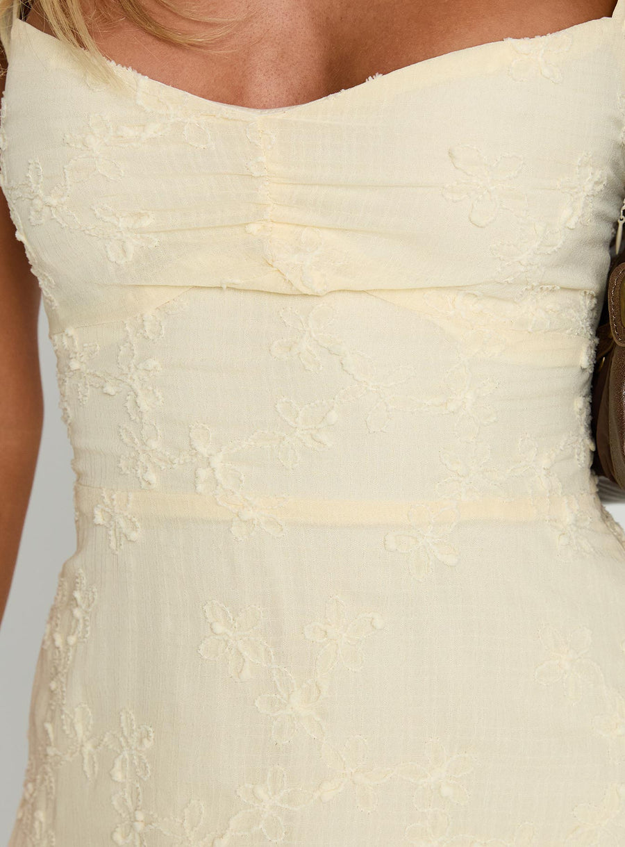 Landon Mini Dress Lemon · photo 6