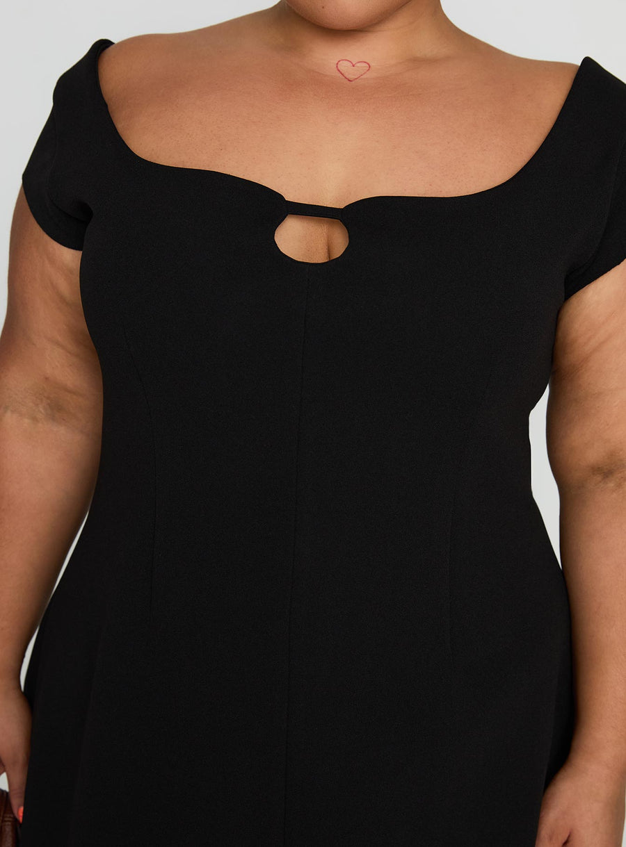 Sylvette Mini Dress Black Curve · photo 6
