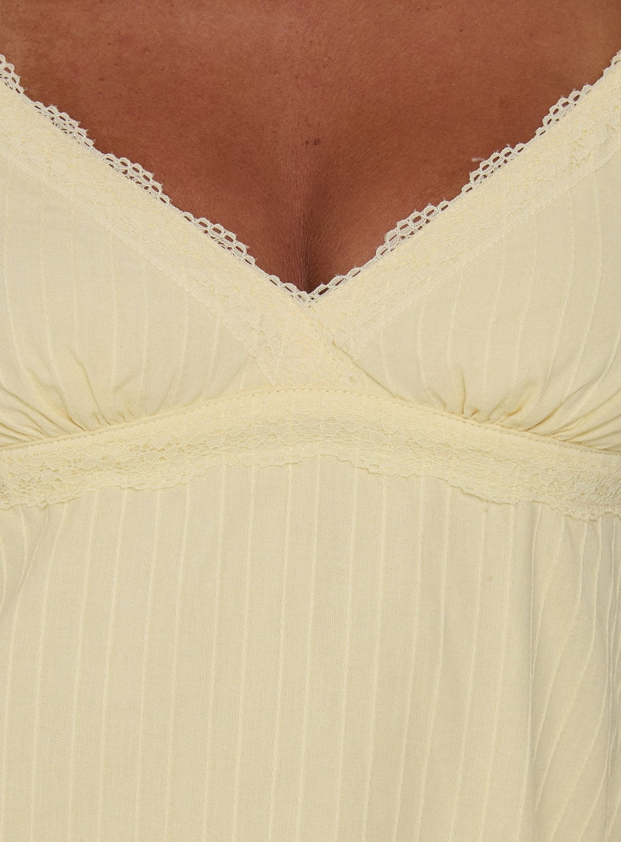 Lunya Mini Dress Lemon · photo 6
