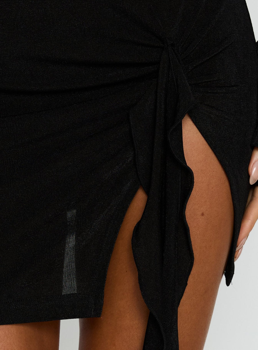 Cosmic Mini Dress Obsidian · photo 6