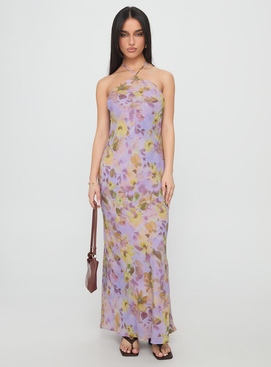 Florabella Halter Maxi Dress Multi · photo 6