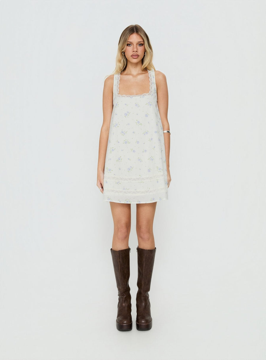 Alanah Mini Dress Blue Ditsy · photo 7