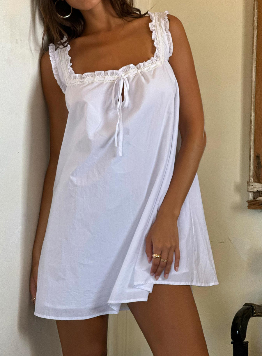 Swing Mini Dress White · photo 11
