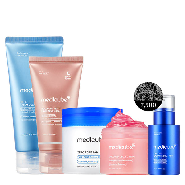 Affordable Glass Glow 7-Day Skincare Set — Collagen Jelly Cream
