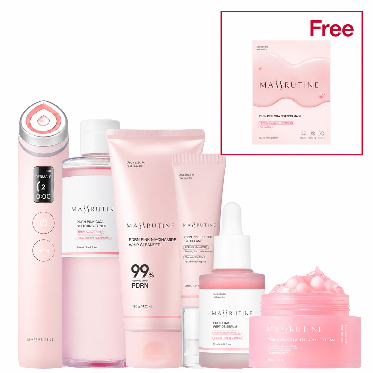 PDRN Pink Glow Home Aesthetic Full Set