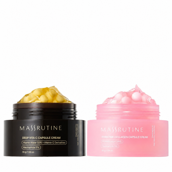 Deep Vita C Capsule Cream — Gold & Pink Capsule Cream Bundle (2 PACK)