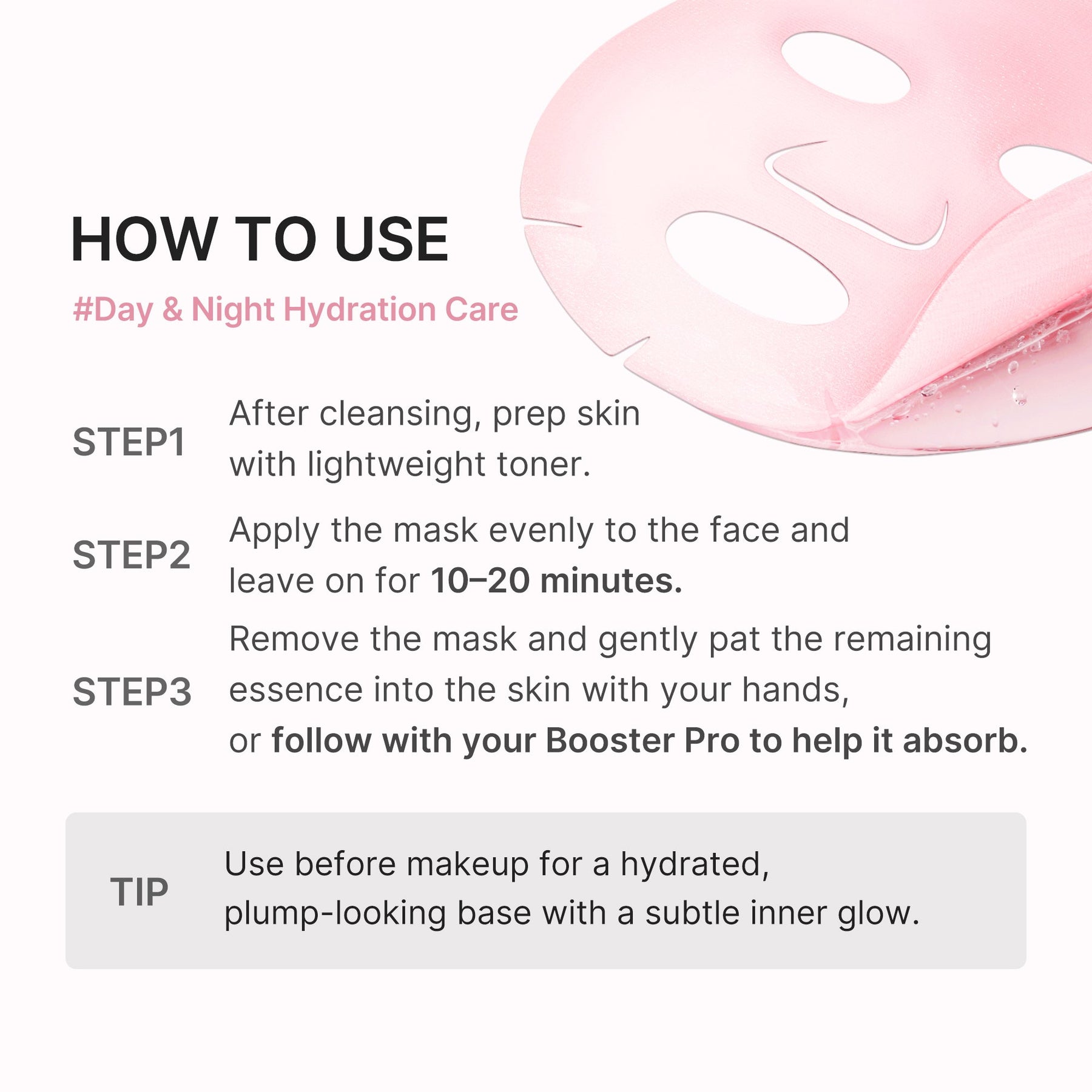 PDRN Pink Peptide Ampoule Mask