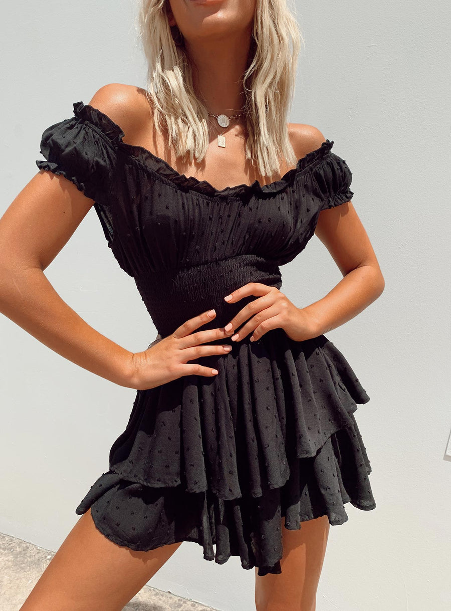 The Love Galore Romper Black · photo 6