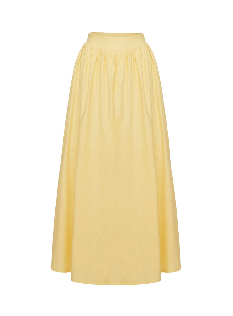 Valerio Maxi Skirt Yellow · photo 5