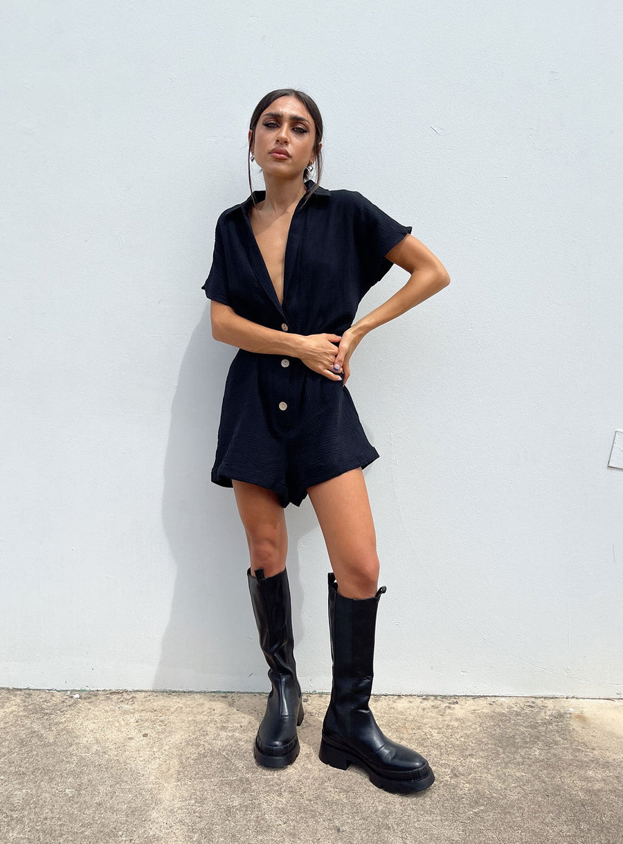 Vixen Romper Black · photo 9