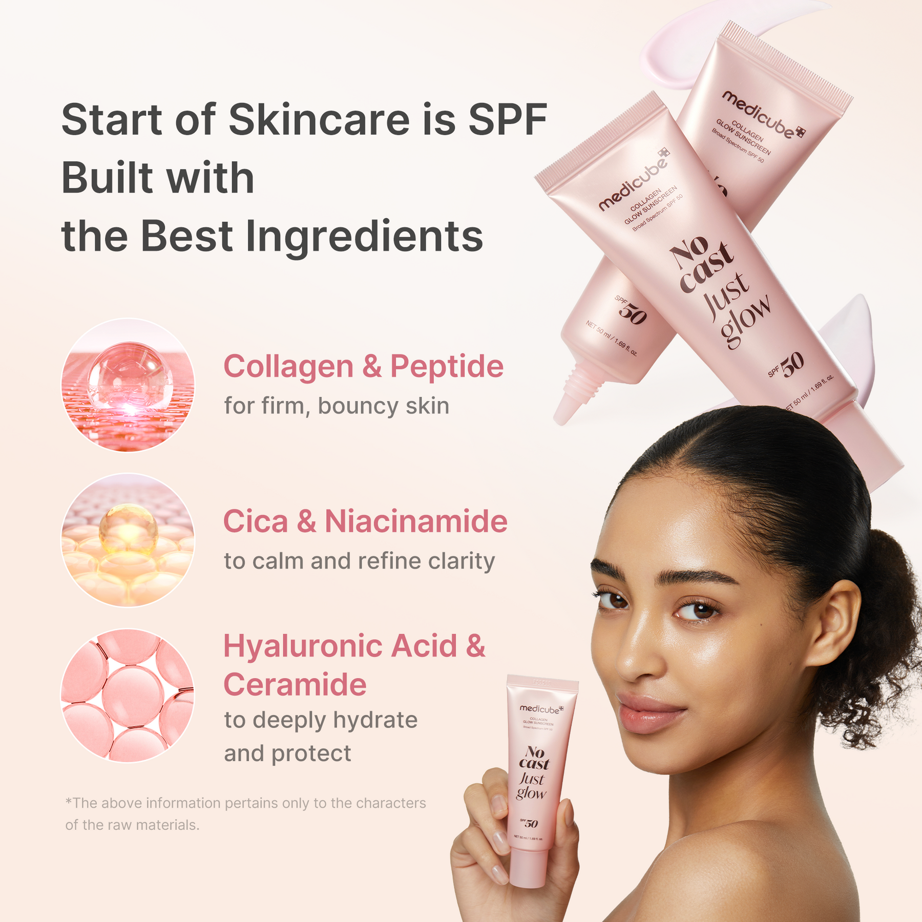 [Subscr.] No Cast Just Glow Collagen Sunscreen