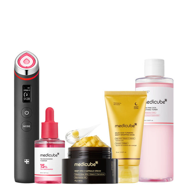 Pink & Gold Ultimate Care Set — Booster Pro Black